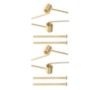 SHINEOFI 4 Pièces Ressort Métallique en Acier Inoxydable de V pour Pinces à Cheveux, Finition Lisse et Sûre, Accessoires Polyvalents pour Barrettes et Coiffures Quotidiennes