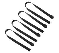 SHINEOFI 4 Pièces Sangles de Pédales Réglables pour Rameur Sangles de Pied Durables Compatibles Vélo Appartement Elliptique et Machine de Fitness Accessoires de Remplacement