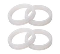SHINEOFI 4 Pièces Silicone Anneau Diffuseur Parfumé Blanche 56mm pour | Bord Large, Ajustement Précis Ampoule à Incandescence, Chauffage Uniforme, Usage Bureau et Veilleuse