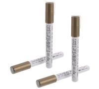 SHINEOFI 4 Pièces Stylo de Retouche Doré pour Inscriptions sur Pierre | Imperméable et Permanent, Restaure les Lettres Effacées, pour Béton et Roche, Format 14x1,5cm