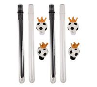 SHINEOFI 4 Pièces Stylo Magnétique en Plastique Écriture Fluide, Design Ballon de Football Créatif pour Étudiants et Collectionneurs de Papeterie Scolaire