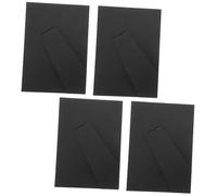 SHINEOFI 4 Pièces Support Arrière pour Cadre Photo Noir Support de Chevalet Réglable pour Affichage Vertical ou Horizontal sur Table Planche de Fond DIY pour Photos et Carreaux