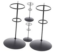 SHINEOFI 4 pièces Support Cône Glace Fer Présentoir Cornet Crème Glacée Stable et Léger Rack Métal pour Exposer Cornets Fête Anniversaire Boutique ou Marché