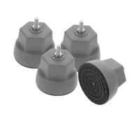 SHINEOFI 4 Pièces Support de Machine à Laver Antivibration Lot de Patins de Stabilisation pour Linge et Sèche Linge Amortisseur de Chocs et Réducteur de Bruit Design Élégant