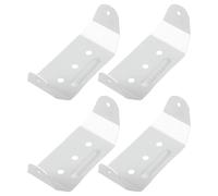 SHINEOFI 4 Pièces Support de Tuyau D'évacuation Aluminium Caché pour Gouttière Compatible avec Tuyaux Robustes et Facile à Installer