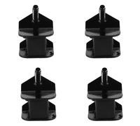 SHINEOFI 4 pièces Support Moteur Anti-vibration Caoutchouc pour Générateur Amortisseurs de Chocs Compacts et Légers Kit pour Maintenance Facile et Transport Pratique