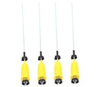 SHINEOFI 4 Pièces Tiges de Suspension pour Machine à Lot de Barres Vibrations Universelles pour Linge Accessoires Durables Faciles à Installer Compatibles avec Plusieurs