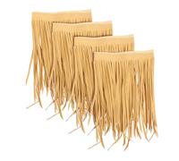 SHINEOFI 4 pièces Toiture Chaume Artificielle Paille Synthétique Résistante Ignifuge Décoration Jardin Campagne Ferme Maison