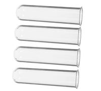 SHINEOFI 4 pièces Tube Verre Hydroponique pour Plantes Vase Soliflore Transparent pour Propagation et Décoration Intérieure Accessoire pour Fleurs et Petits Plants