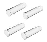 SHINEOFI 4 pièces Vase Tube Verre Hydroponique pour Plantes Tube Floral Transparent Pot Soliflore Contenant Éprouvette pour Propagation et Décoration Intérieure