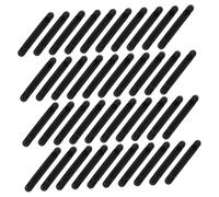 SHINEOFI 40 Paires Embouts Silicone Anti-dérapants pour Branches de Lunettes Manchons Oreille Confortables et Flexibles pour Lunettes de Soleil et Correctrices Accessoires Noirs