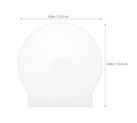 SHINEOFI 40 pièces Boîtier CD Transparent Robuste Plastique Étui de Rangement DVD Épais Protection Résistante Aux Chocs pour Disques Organisateur Durable pour Stockage Sécurisé