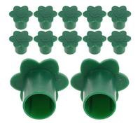 SHINEOFI 40 Pièces Capuchon de Protection pour Canne de Clôture en PP Vert Installation Facile et Résistance aux UV, pour Fête en Plein Air et Jardin