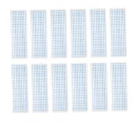 SHINEOFI 40 Pièces Paper Tape Storage Boards With Rounded Corners Thickened Frosted Washi Tape Dispensers For Office Craft Use