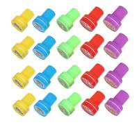 SHINEOFI 40 Pièces Plastiques Ronds pour Garçon Fille avec Designs Uniques pour de Classe et Engagement Scolaire