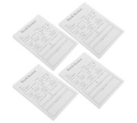 SHINEOFI 400 Pièces Marque-page Suivi de Lecture en Papier Blanc pour Enseignants et Amateurs de Littérature Fonction Journal de Lecture, Rentrée Scolaire Reconnaissance des Enseignants