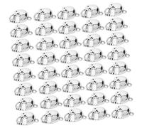 SHINEOFI 40pièces Charms Argenté Pour Bijoux Pendentifs De Rugby Football Baseball Accessoires De Fabrication De Bracelets