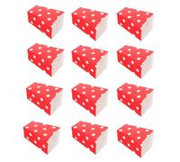 SHINEOFI 48 pièces Boîtes à Popcorn Papier Rouge à Pois Contenants Popcorn pour Fêtes Anniversaires Cinéma Sacs Snack Colorés pour Soirées et Événements