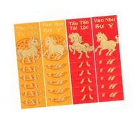 SHINEOFI 48 Pièces signe est un sceau enveloppes rouges an chinois enveloppe An paquet d'argent festival Papier