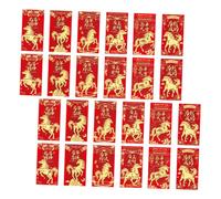 SHINEOFI 48 Pièces Year Of The Horse Packets Chinese Year Envelopes For Spring Festival And Weddings Paper Lunar Envelopes With Traditional Designs