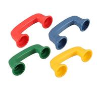 SHINEOFI 4Pcs Whisper Reading Phones Colorful Whisper Phones Toy Hear Myself Sound Phone Speech Therapy Toy Tool for Kids Improve Reading Auditory Feedback