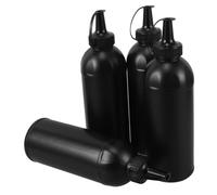 SHINEOFI 4pièces Bouteilles Eau Souples Plastique Couvercle pour Sauces Jus Boissons Activités Sensorielles Et Sports