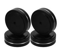 SHINEOFI 4pièces Isolation Audio Coussinets Anti-Vibrations pour Enceintes Système Stéréo Platine Et Amplificateur des Vibrations Et Amélioration Audio