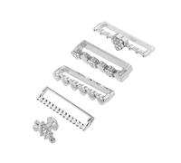 SHINEOFI 4pièces Lot De Anneaux Décoratifs Alliage De Zinc Pour Bracelet De Montre Accessoires De Mode Avec Strass Anti-glissement Et Facile à Nettoyer