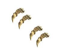 SHINEOFI 4pièces Pendentif Vintage Décoration Créative Pour Colliers Et Porte-clés Style Punk Ornements Suspendus