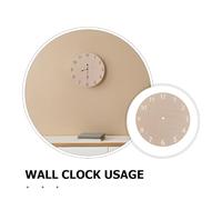 SHINEOFI 5 Cadrans d'Horloge Ronds en Bois Vierge 30 CM à Peindre - Base de Cadran DIY pour Loisirs Créatifs Décoration Murale Projets Artistiques Garçon et Filles et Activités Manuelles