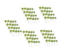 SHINEOFI 5 Ensembles Trèfles Séchés Pressés pour DIY Fleurs Naturelles Décoratives Légères Et Matériaux Artisanaux Parfaits pour Scrapbooking Bijoux Faits Main Et 24 Pièces * 5