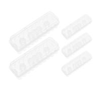 SHINEOFI 5 Pièces Boîte de Laboratoire de Congélation en Plastique Transparent, Étui Portable pour Flacons Injectables Étanchéité, pour Congélateur et Usage