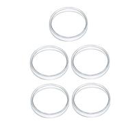 SHINEOFI 5 pièces Boîtes Pétri Verre Borosilicaté Haute Résistance pour Culture Cellulaire Laboratoire Écoles Plat Transparent Stable et Résistant à Haute Température Usage Technique et