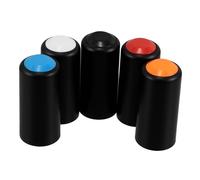 SHINEOFI 5 Pièces Couvercles de Batterie pour Micro Sans Fil Caps à Vis Plastique pour Microphones Compatibles Pgxslx Accessoires Microphone Résistants et Faciles à Installer