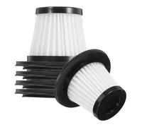SHINEOFI 5 Pièces Lot de Filtres de Remplacement pour Aspirateur Portable sans Fil Filtres Lavables Plastique Résistants pour Nettoyage de Poussières Fines Voiture et Maison