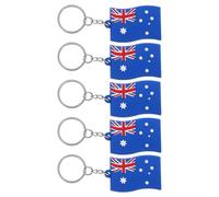 SHINEOFI 5 Pièces Lot de Porte-clés Drapeau Allemagne PVC Souple Accessoires Mignons pour Sac à Dos et Sac à Main Porte-clef et pour Voiture et Usage Quotidien