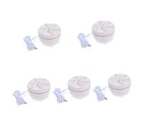 SHINEOFI 5 Pièces mini machine à laver pliable mini-machine à laveuse Machine à laver portable voyage linge petite vêtements turbine petite pp blanche
