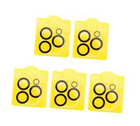 SHINEOFI 5 Pièces Objectif de Caméra Arrière Compatible avec Iphone Pro Protection Rayures et Antichoc pour Objectif de Smartphone