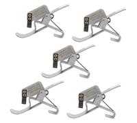 SHINEOFI 5 Pièces Outil de Jardinage Multifonction pour Écorçage des Branches Couteau de Dépouillement pour Arbres Fruitiers Grafting