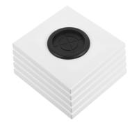 SHINEOFI 5 Pièces Plaque Murale Passe-câble avec Joint Caoutchouc Cache Prise Décoratif Type pour Gestion de Câbles et Protection Électrique Installation Facile pour Espaces Résidentiels et