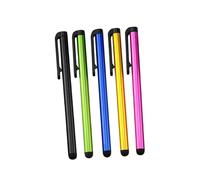 SHINEOFI 5 pièces Stylet Capacitif Lot pour Écrans Tactiles Compatible Smartphones et Couleurs Aléatoires Précision Pointe Durable Couleur Aléatoire Couleur Aléatoire