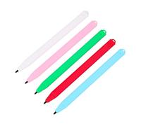 SHINEOFI 5 Pièces Stylet Tactile LCD Stylo pour Tablette Écrite LCD avec Rouge Vert Blanc Bleu Rose pour et Dessin sur Écrans Tactiles