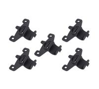 SHINEOFI 5 Pièces Support de Fixation pour Pompe à Vélo en Nylon et Silicone Noir, Clip Léger et Pratique pour Rangement du Cadre, pour Cyclisme par Tous Temps