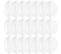 SHINEOFI 50 Lentilles Double Convexe Transparentes 25 Mm, Outils Pédagogiques de Physique pour Expériences Scientifiques et Bricolage, Lentilles Optiques Polyvalentes pour Laboratoire