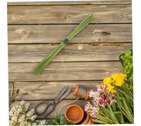 SHINEOFI 50 Pièces Fil Floral Vert Flexible Papier Tiges Fer pour Faux Flower Stems Décoration Artificielle et DIY Arrangements Floraux