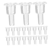 SHINEOFI 50 pièces Lot de Bouchons Transparents pour Boucles Doreilles Protections Oxydation Stoppers Souples pour Crochets et Clous Confort et Maintien