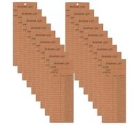 SHINEOFI 50 Pièces Marque Pages de de Lecture Papier pour Suivre Vos Lectures Accessoires Pratiques avec Trou pour Étudiants et Amateurs