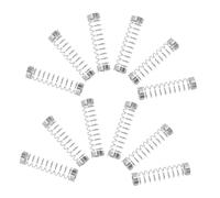 SHINEOFI 50 Pièces Ressorts de Compression Acier Inoxydable Kit de Ressorts Miniatures pour Recharge de Stylo à Bille et Stylo Gel Diamètre Fil pour Réparation et Entretien