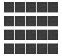 SHINEOFI 50 Pièces Serviette de Table Jetable Noire sans Peluches Bords Nets en Papier Élagn Sûre pour Chaque Convive Cuisine et Restaurants