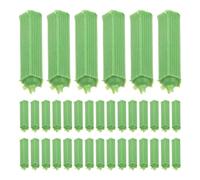 SHINEOFI 500 Pièces Cheville Plastique Verte M6 pour Vis à Plaques de | Structure Microdentée Interne, Compatibilité Élevée, Limite le Desserrage, pour Panneaux et Coques D’équipement
